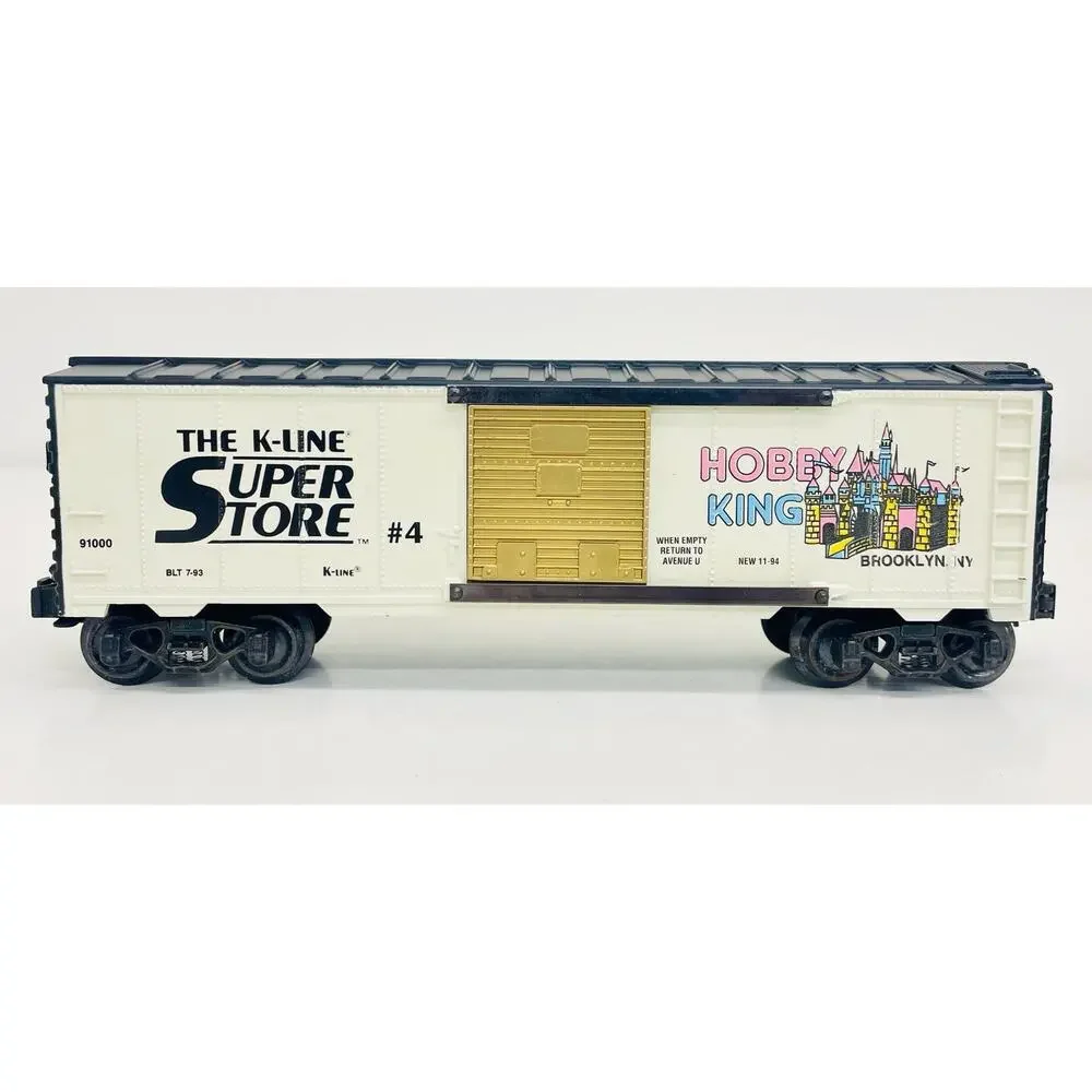K-Line Superstore #4 Hobby King Brooklyn NY Classic Boxcar K-910004 LN